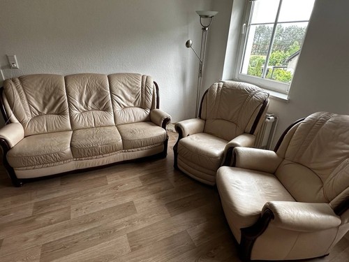 Sofa und zwei - sessel, in
